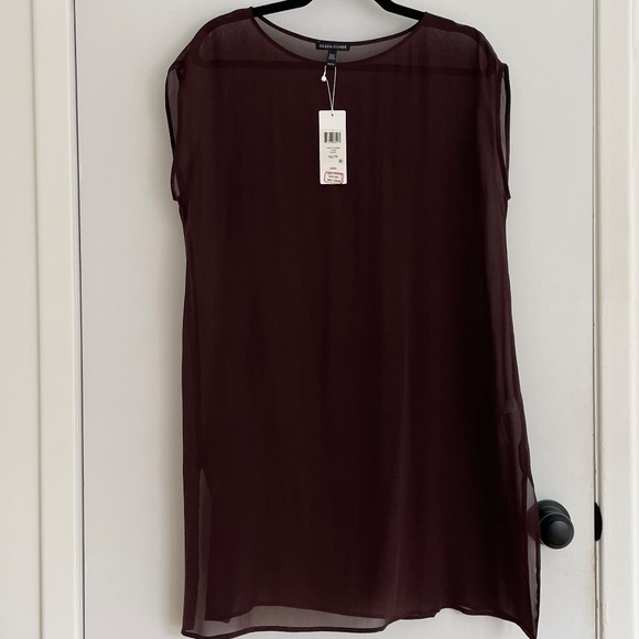 Eileen Fisher 100% silk tunic - Picture 3 of 6